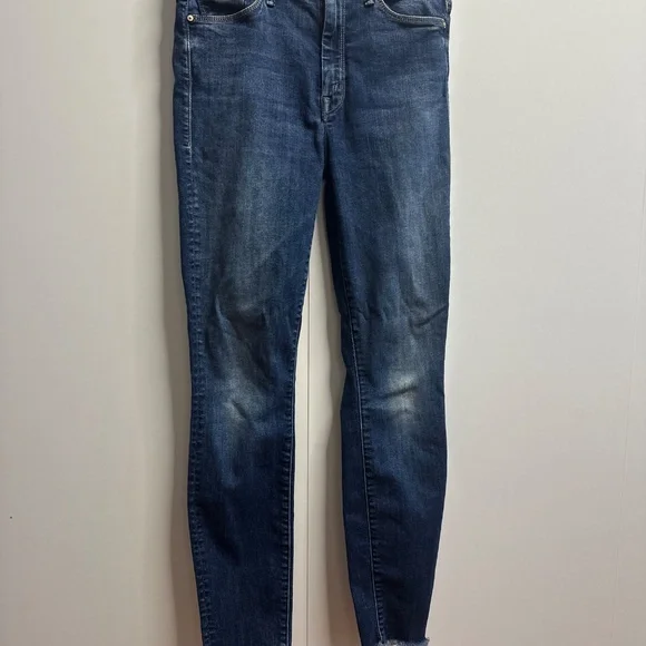 MOTHER Dark Blue Skiny Jeans - Picture 2 of 7